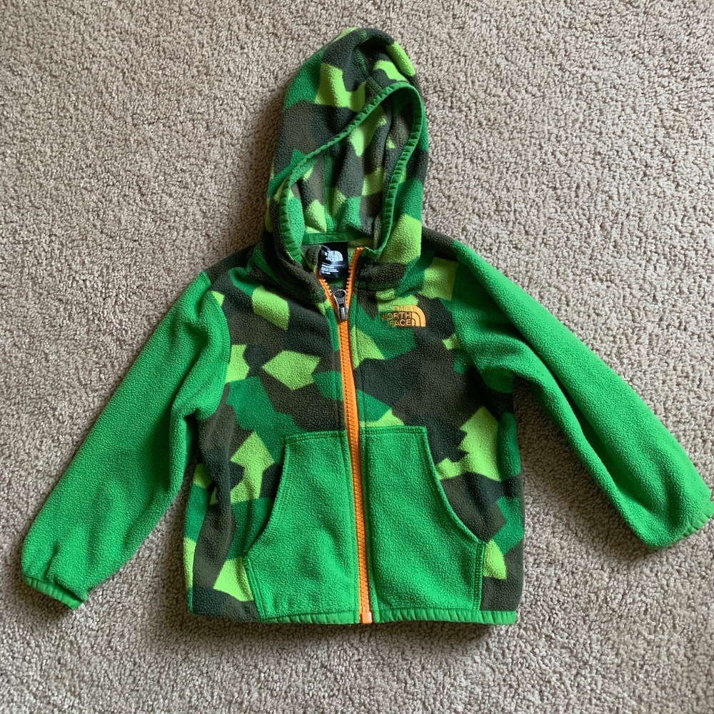 North Face baby fleece zip up